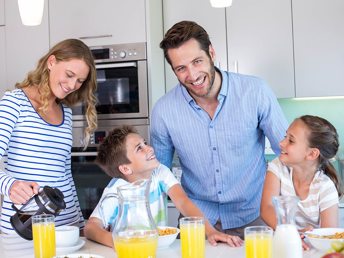 Kuchyně pro celou rodinu